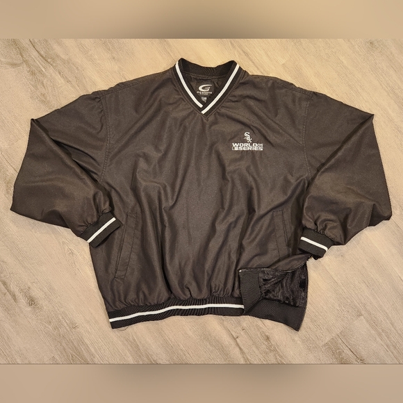 Vintage Chicago White Sox Pullover Windbreaker 2005 World Series Mens Size XXL - Picture 1 of 9